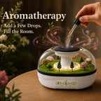 Garden Raindrop Aroma Diffuser, Essential Oil Diffuser with Mist Humidifier