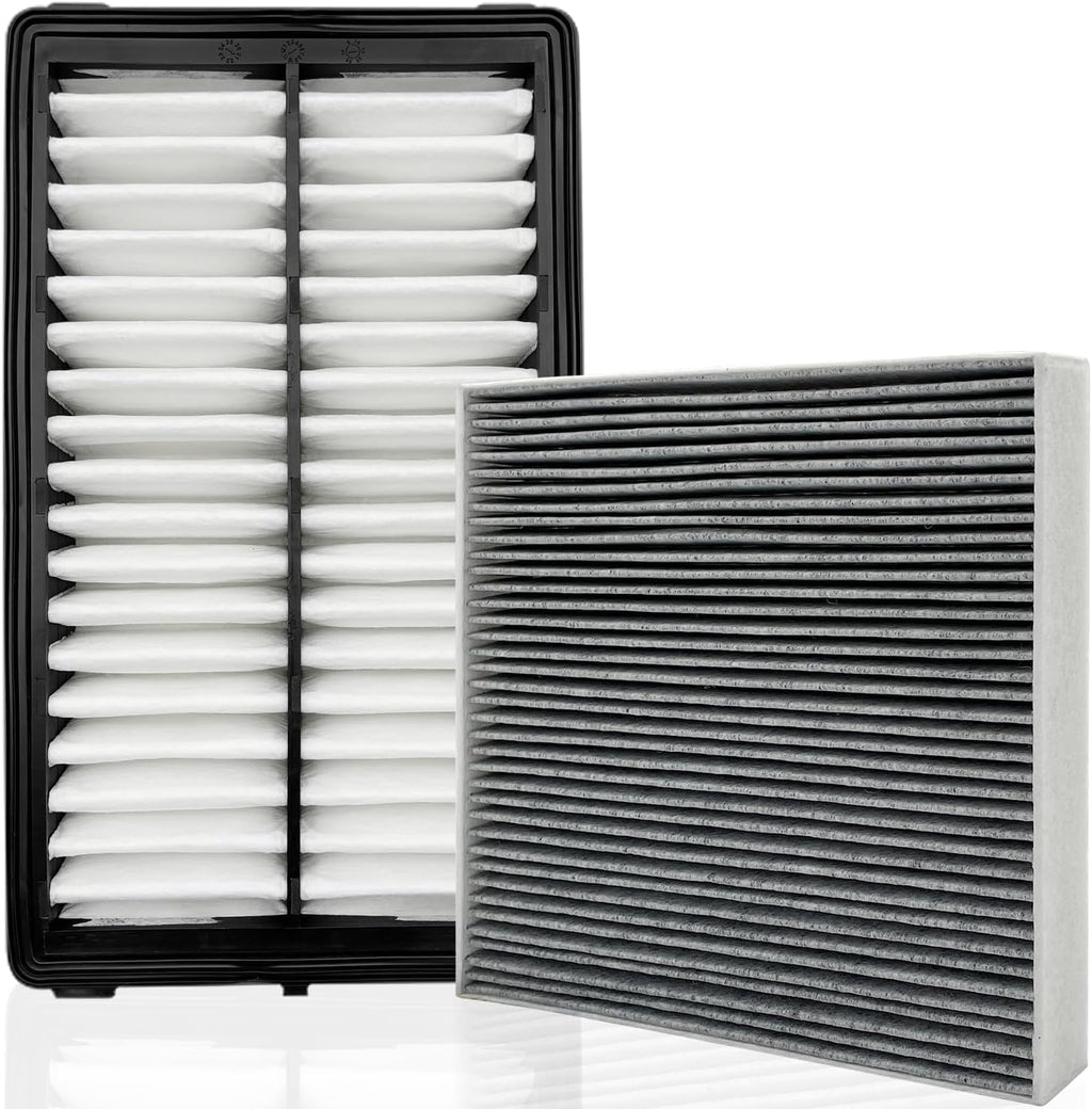 Not for hybrid, Cabin and Engine Air Filter Fits for 2022-2025 2026 Tucson, Santa Cruz, 2021-2026 Santa Fe, K5