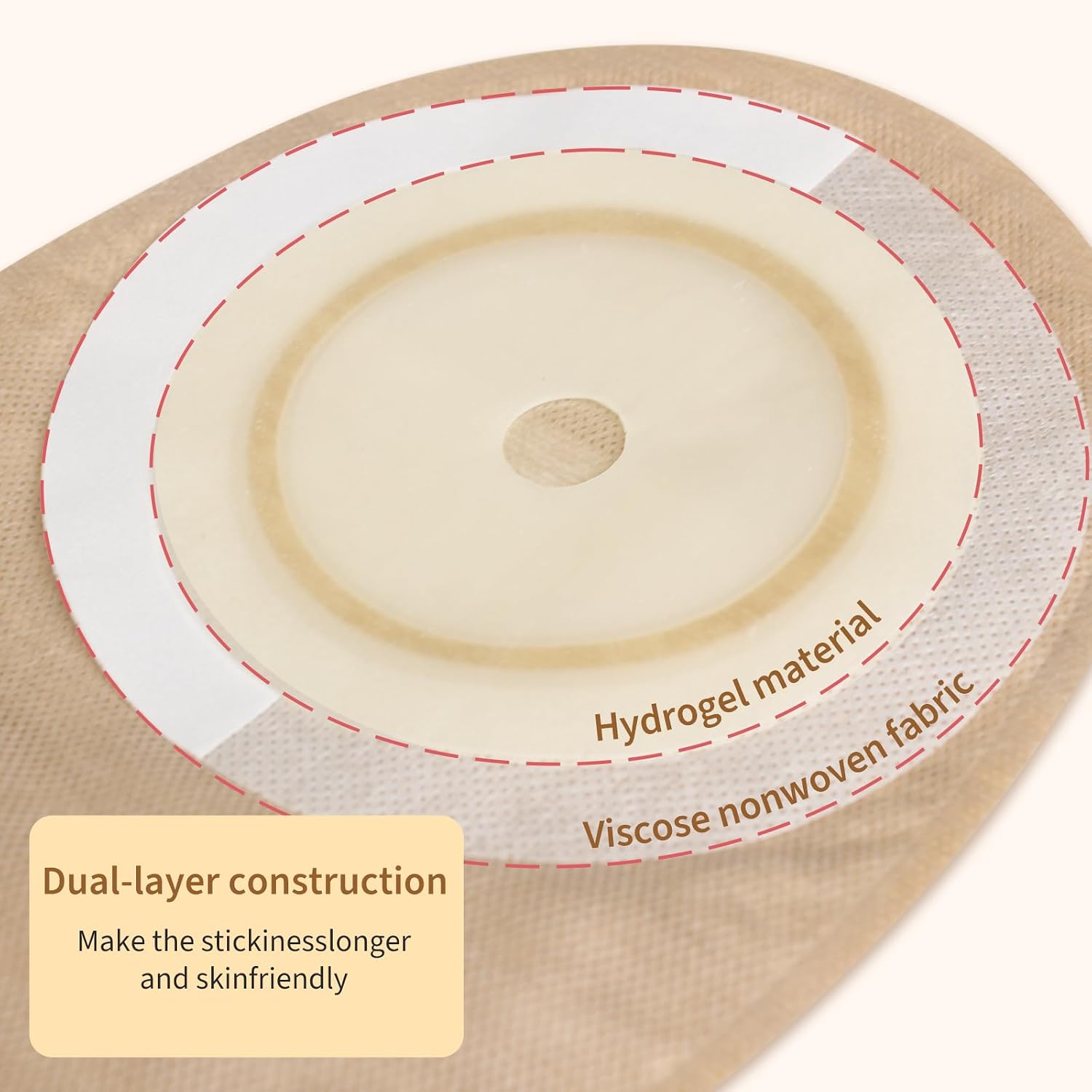 20 PCS Colostomy Bags Ostomy Supplies One Piece Ostomy Bags, Ostomy Drainable Pouches for Ileostomy Stoma Care