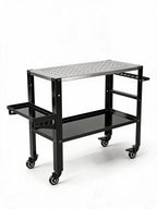 36 x 18 Inch Welding Table, 1200 Lbs Capacity Welding Workbench, Black