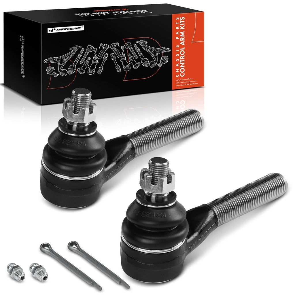A-Premium 2 x Front Outer Tie Rod Ends, Compatible with Ford & Lincoln