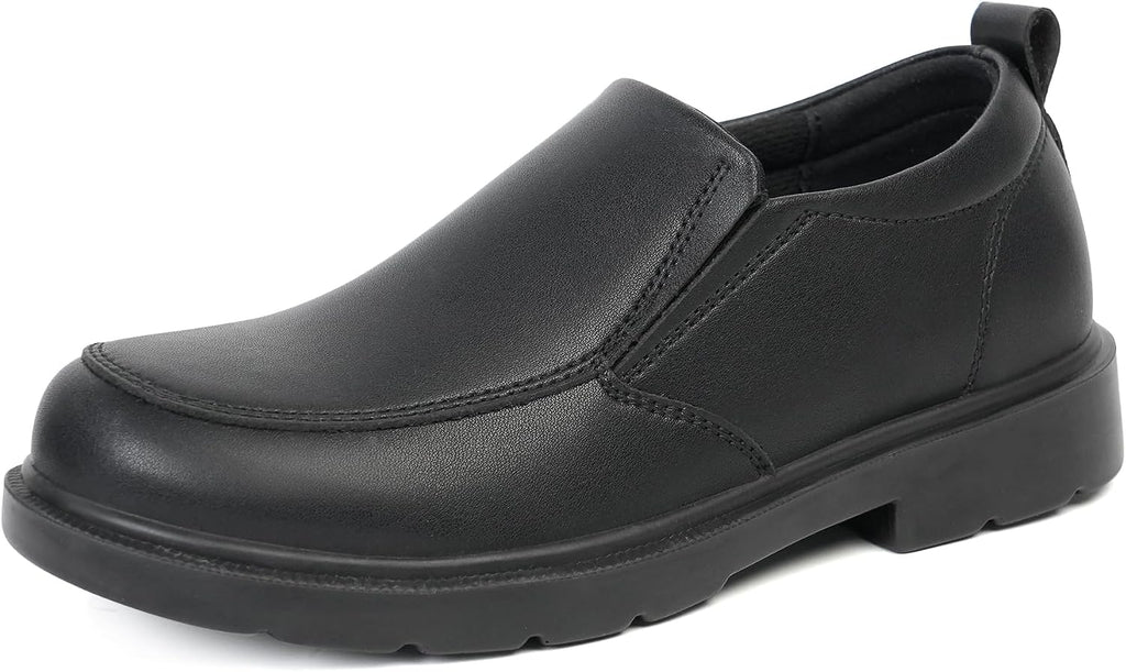 Boys Slip-On School Uniform Shoes Non-Slip Comfortable Loafers for Kids