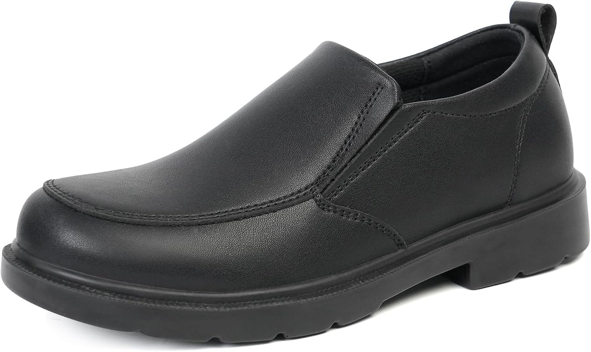 Boys Slip-On School Uniform Shoes Non-Slip Comfortable Loafers for Kids