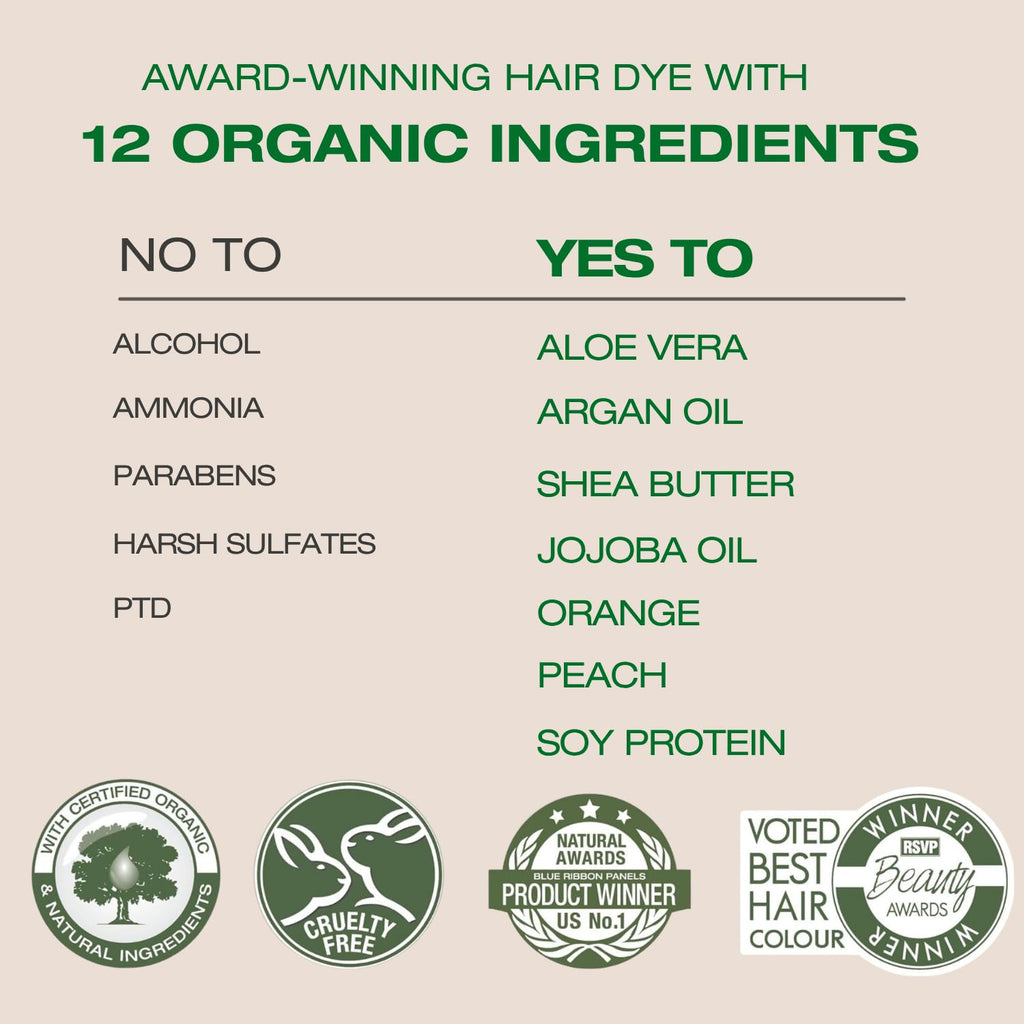 Ammonia Free Permanent Hair Color for Women, 4.0 Brown