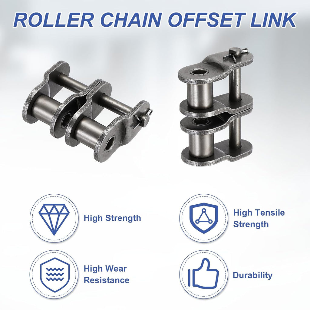 DTGN ANSI #120 Roller Chain Offset Half Link 38.1mm Pitch