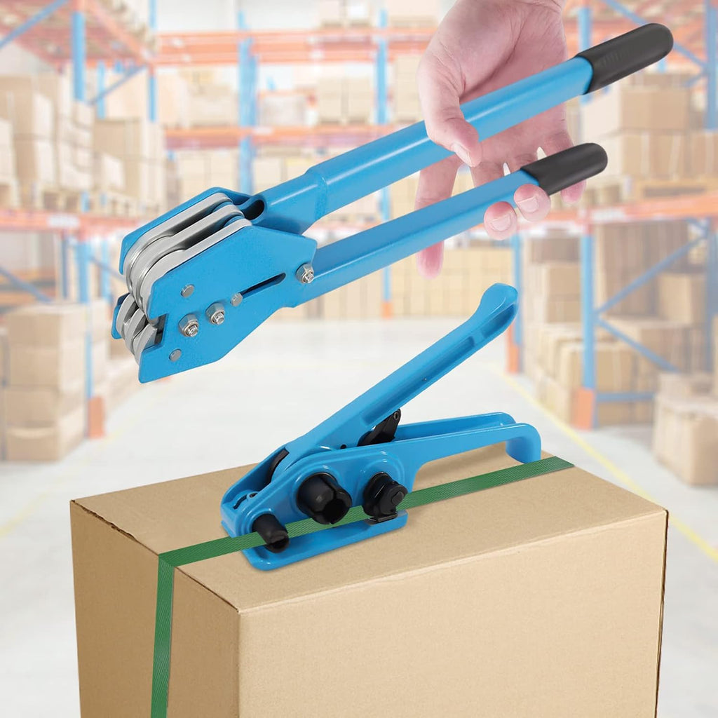 Banding Packaging Pallet Strapping Kit Poly Strapping Tensioner Tool, Banding Sealer Tool,Plastic Packaging Corner