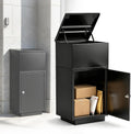 Parcel Drop Box for Outside, Extra Large Package Delivery Box with Secure Storage, Anti-Theft Galvanized