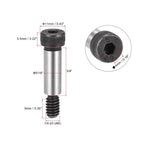 uxcell Alloy Steel Hexagon Socket Head Shoulder Screws Bolts, 3/4" Shoulder Length, 5/16" Shoulder Dia, 1/4-20 Thread, 6pcs