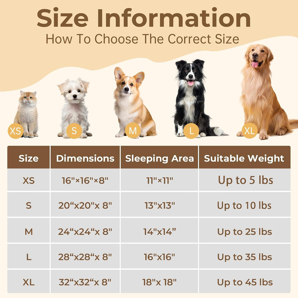 Calming Donut Dog and Cat Bed for Indoor Cats, Anti-Anxiety Round Fluffy Soft Washable Small Pet Bed for Puppy and