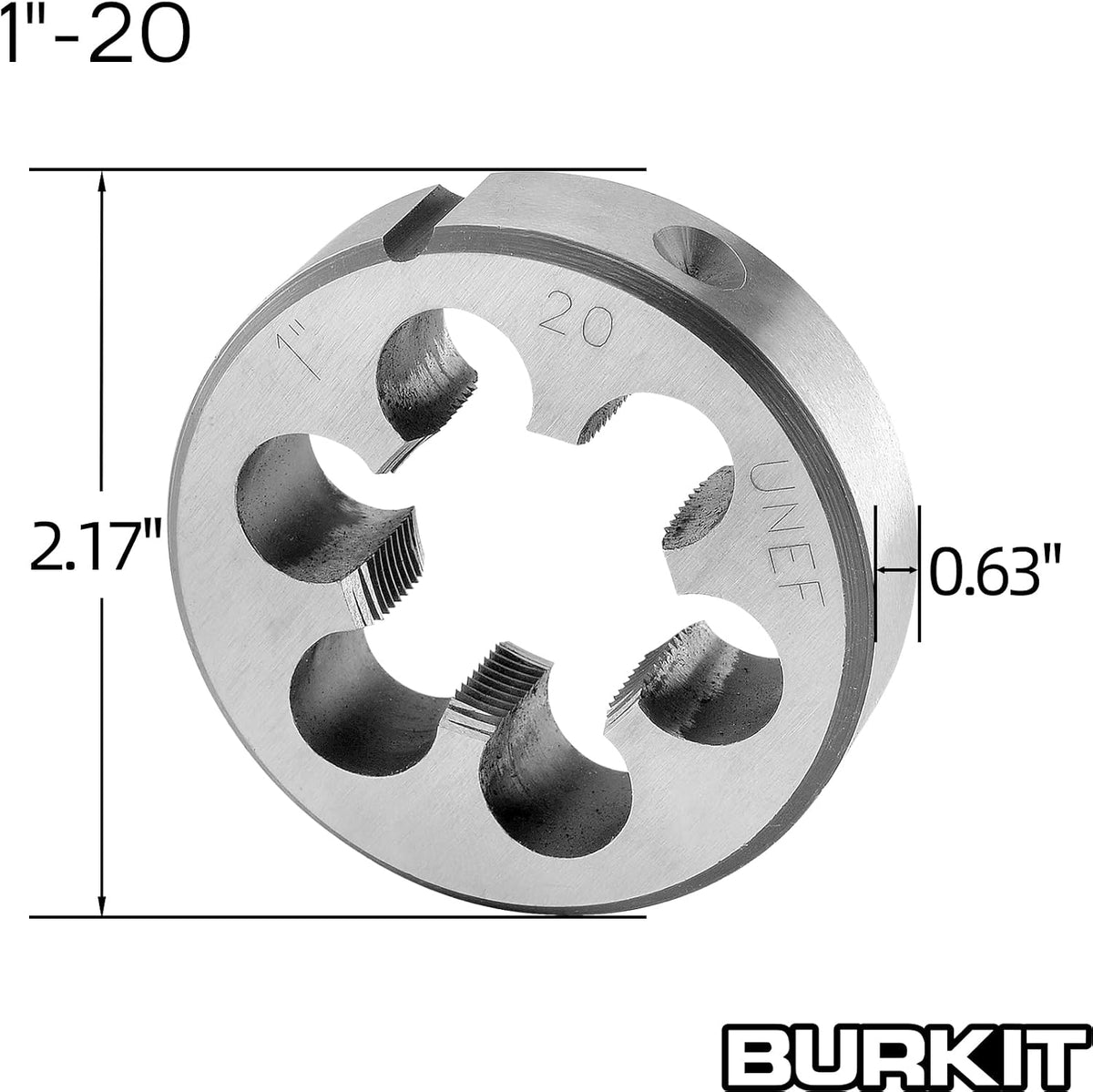 Burkit 1"-20 UNEF Tap and Die Set Right Hand