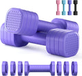 Hand Weights for Women at Home 2-5 lb Light Adjustable Dumbbells Set | Adjustable 2-5 lb(A Pair 4lb 6lb 8lb 10lb)