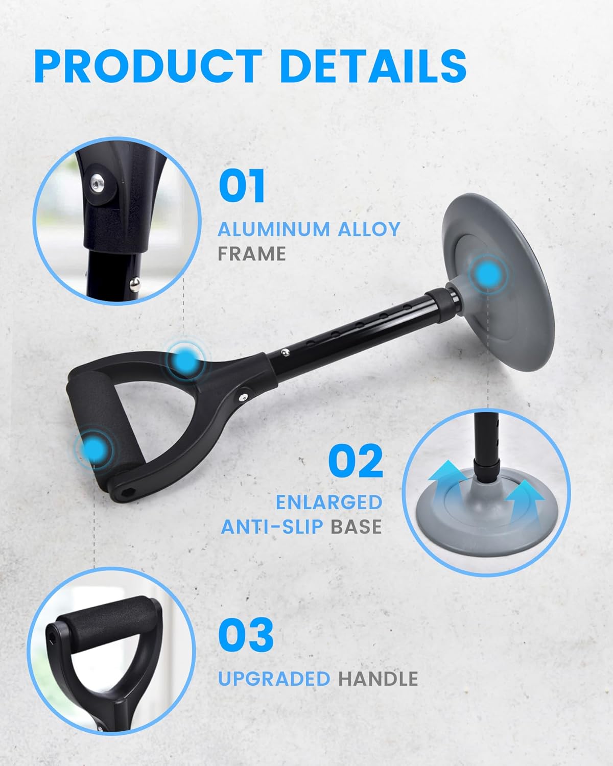 Mobility Aids Tool Device to Help Get up from Floor, Standing Aids & Supports Assist Handle for Seniors, Lift Assist