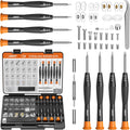 Eyeglass Repair Kit, Sunglasses/Glasses Repairing Tool including Small Screws, Nose Pads and Screwdrivers, Eyeglass