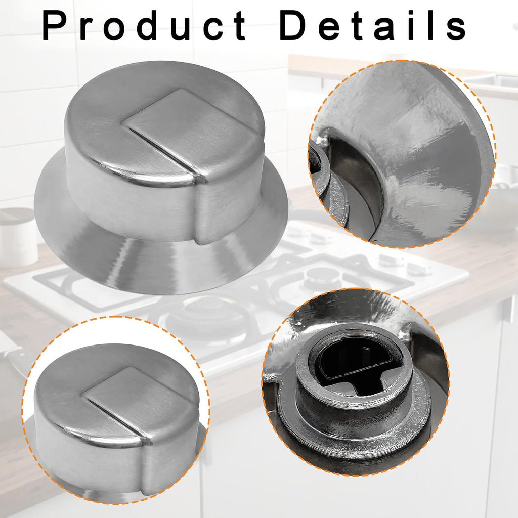 (5 Pack) 318569904 Stove knobs Replacement for Frigidaire Electrolux