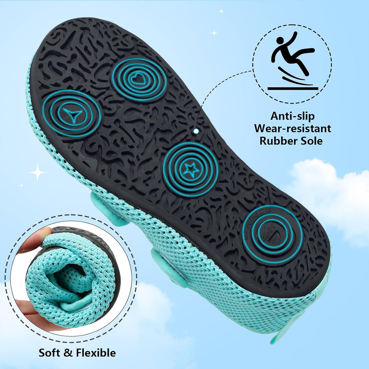 Water Shoes for Women Men Wide Barefoot Beach Swim Aqua Socks Quick Dry Pool River Sea Shoes Sandals Non-Slip