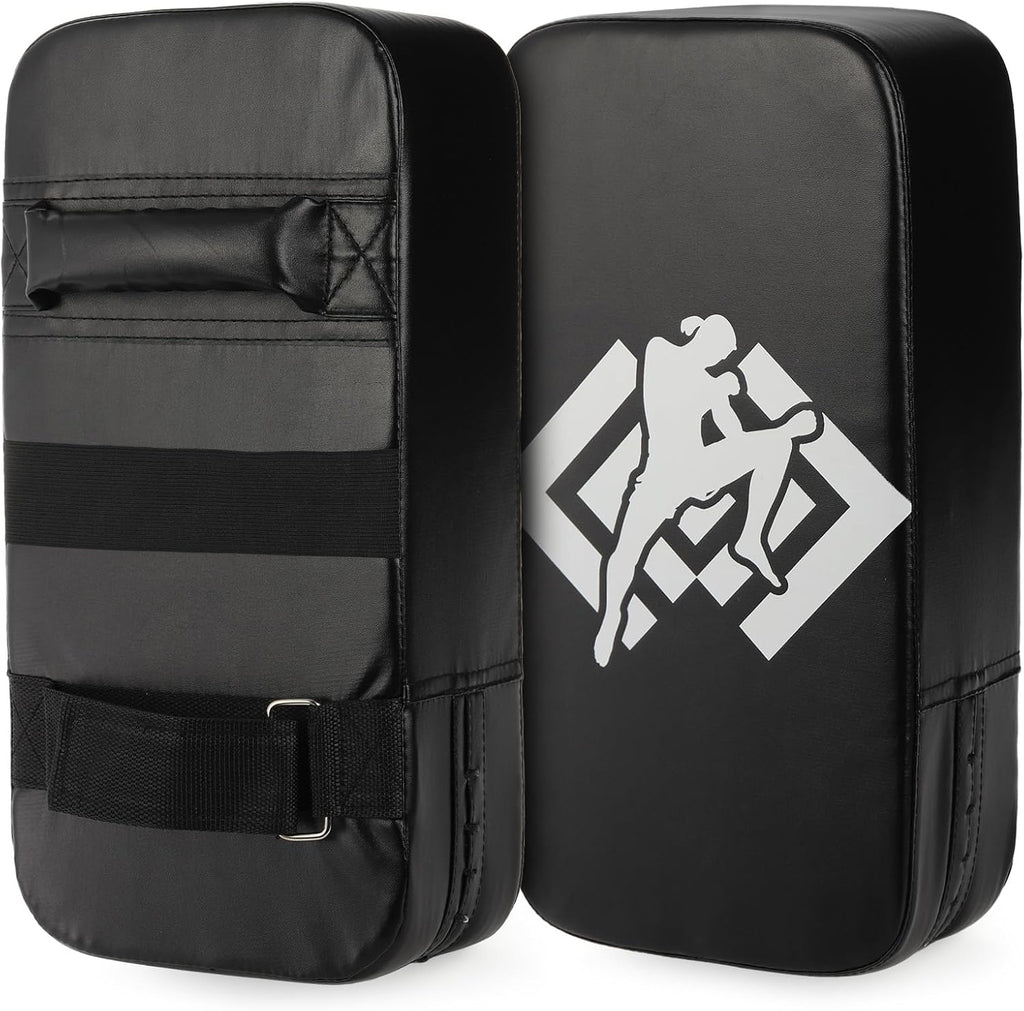 2 Pack Muay Thai Pads, Boxing Equipment Kicking Punching Shield, MMA Karate Taekwondo Training Pads for Men Women Gym