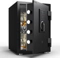 Fireproof Safe, 2.0 Cubic Feet Biometric Fingerprint Fire Proof Safes Box for Home Documents Money, Digital Touchpad