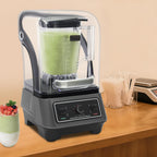 Professional Blender with Shield Quiet Sound Enclosure, 1600W Soundproof Commercial Blender 67oz Large Capacity for
