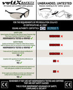 CONSTRUCTOR Mirror Bifocal Reading Safety Glasses +2.5 Dioptre