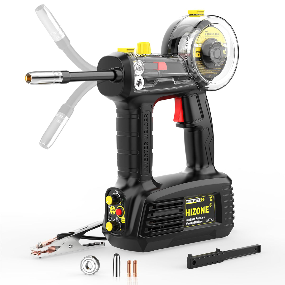 HIZONE 100A 360° MIG Torch Welder
