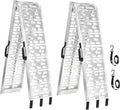 7.5 FT Aluminum Loading Ramps for Pickup Trucks | 1500 lbs Capacity ATV, Motorcycle, Lawn Mower, Dirt Bike, UTV