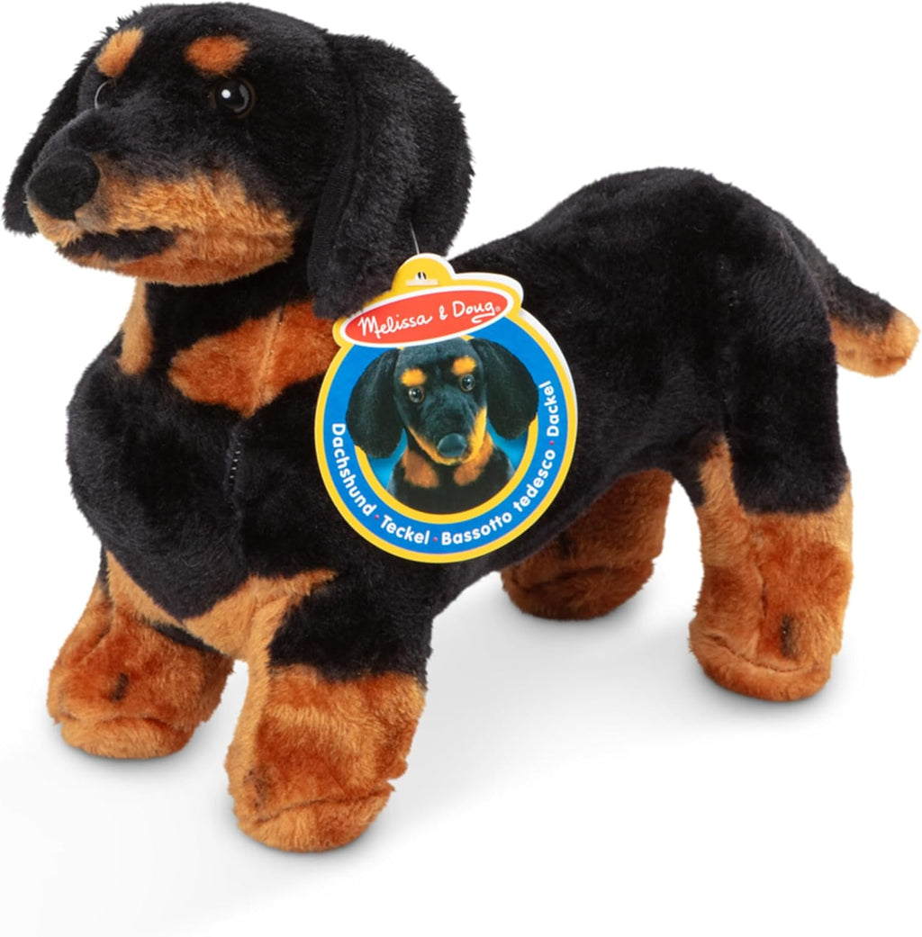 Melissa & Doug Giant Dachshund - Lifelike Stuffed Animal Dog Large