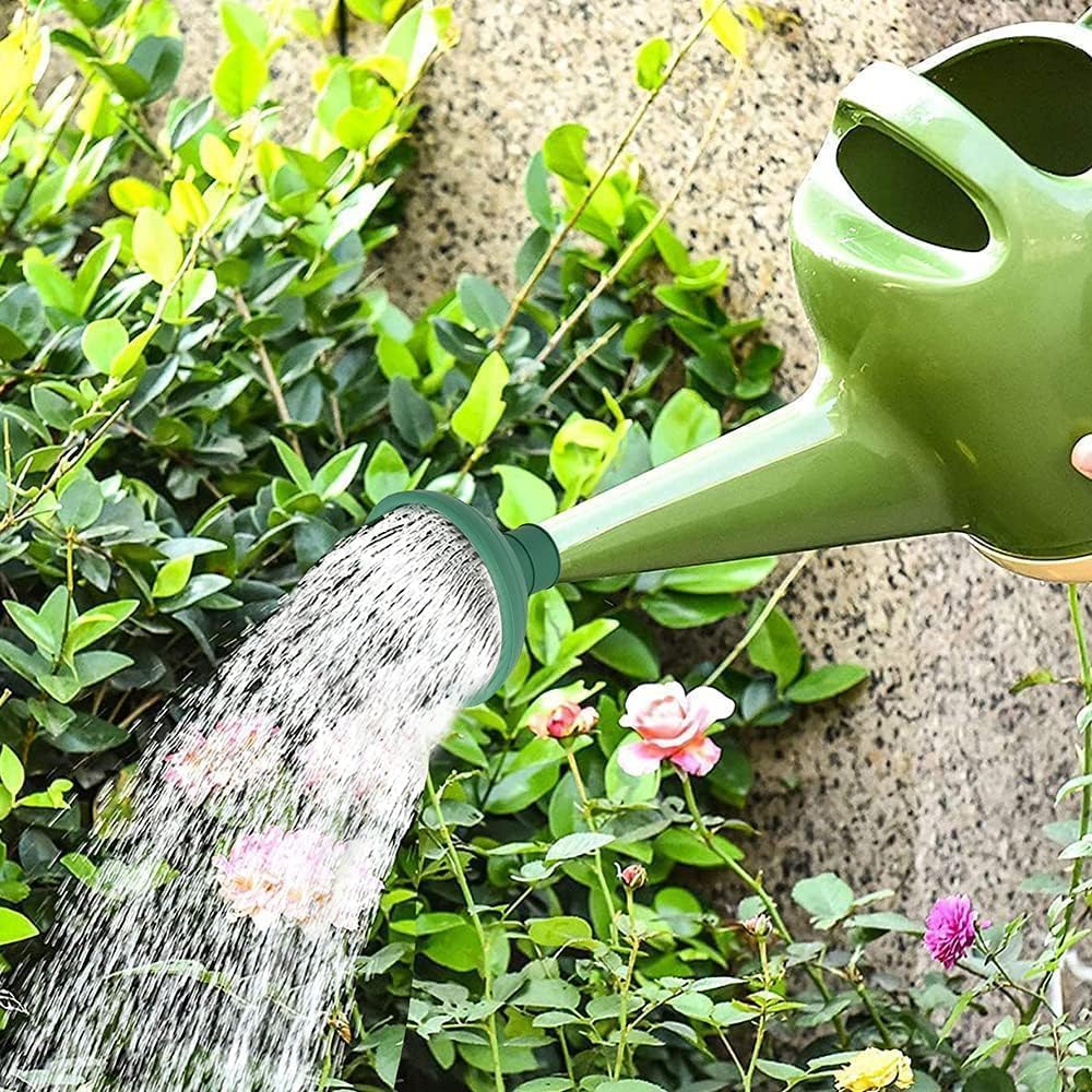 Green Garden Watering Can Sprinkler Head, Universal Rose Head Water Sprinkler Sprayer Fit All Can Rose Spout Cover
