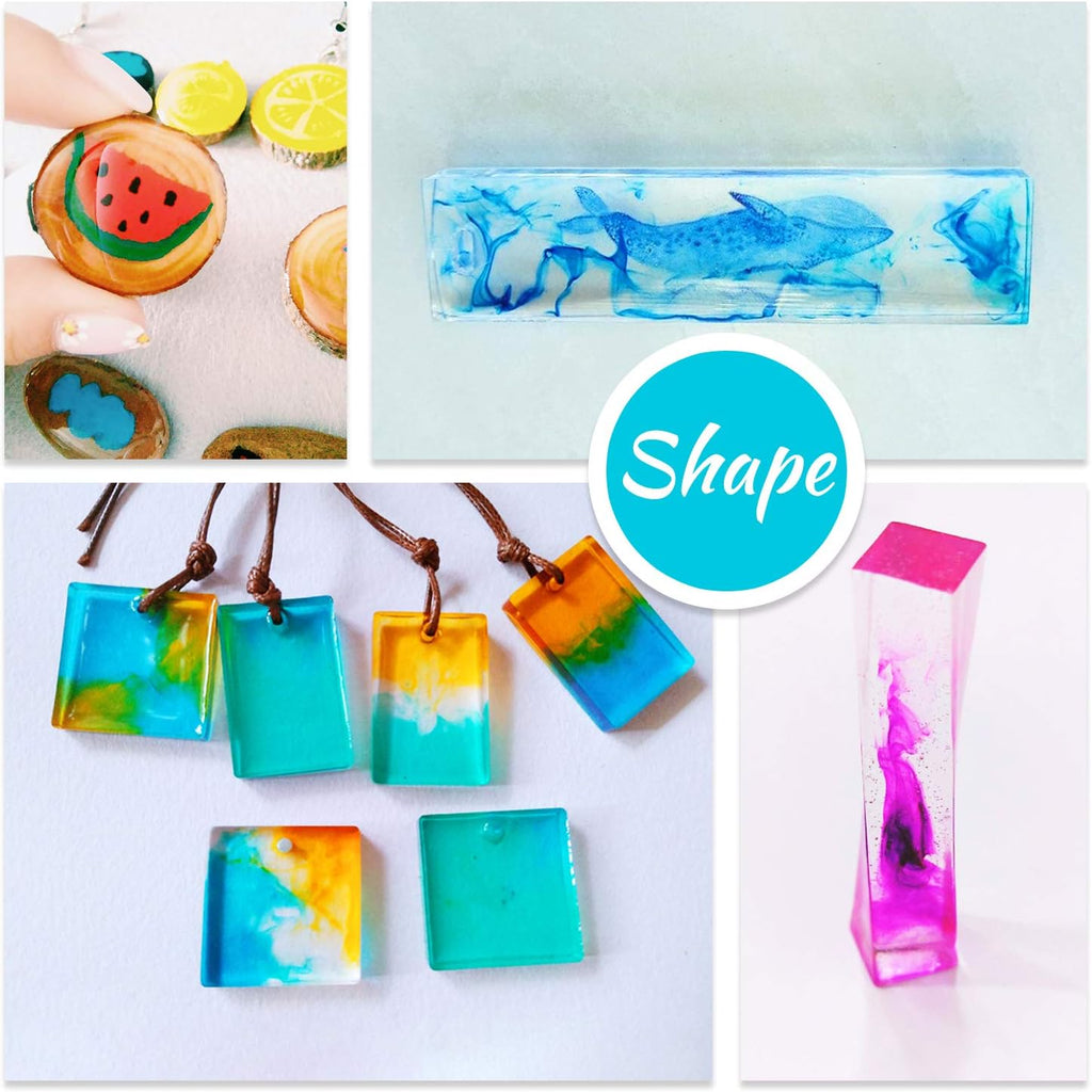 Epoxy Resin Pigment - 18 Colors Epoxy UV Resin Dye Liquid Transparent for UV Glue Coloring, DIY Jewelry Making