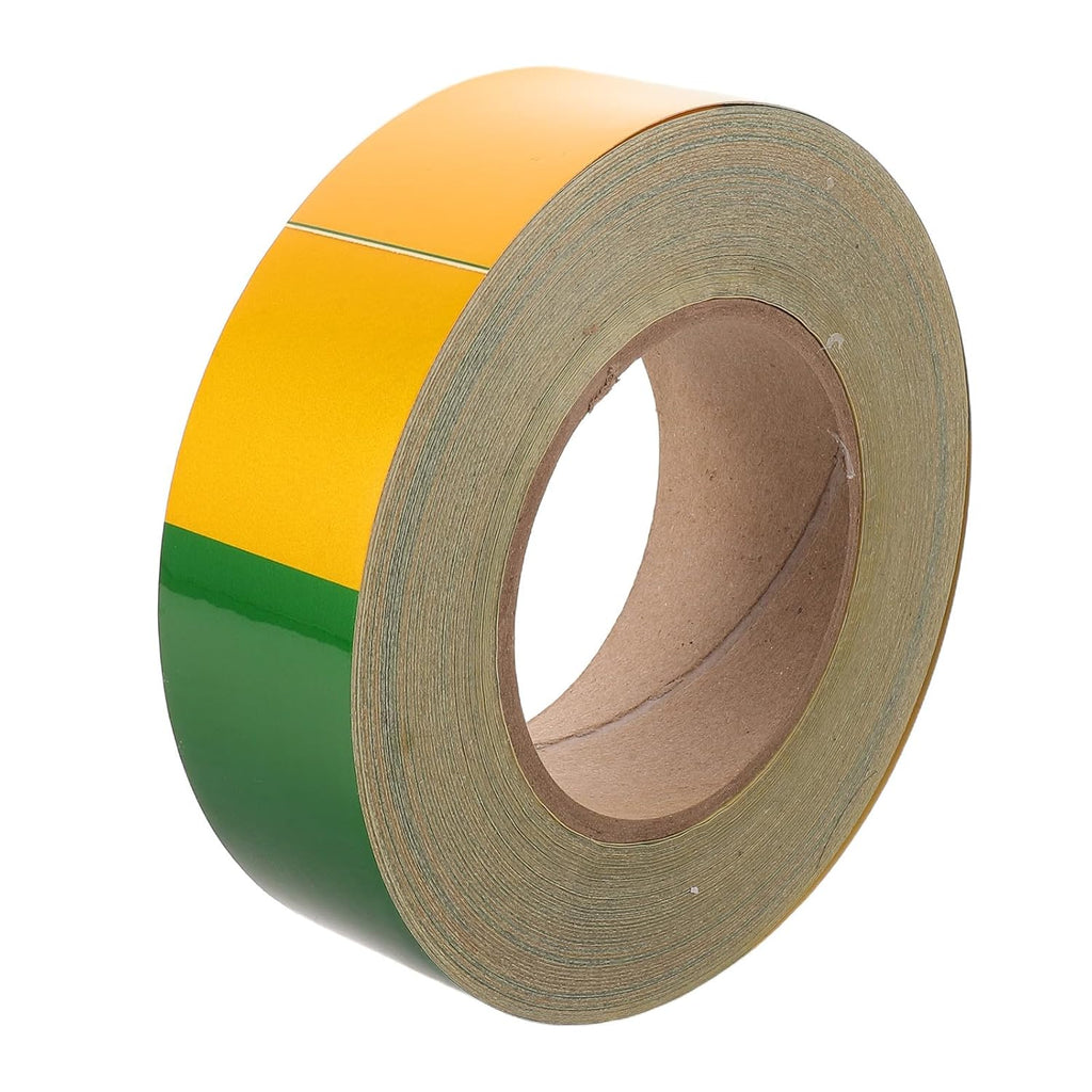 Reflective Yellow Green Safety Caution Tape PVC Floor Marking Roll