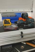 Work Bench Pad - Durable Surface Protection Mat for Workbenches, Packing Tables, Toolbox Liners & Shelving, Black