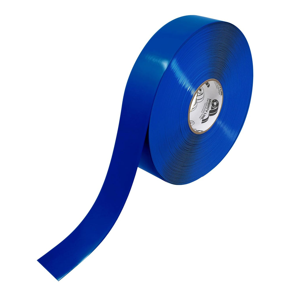Solid Floor Marking Tape, 2 inch, 100' Roll, Blue