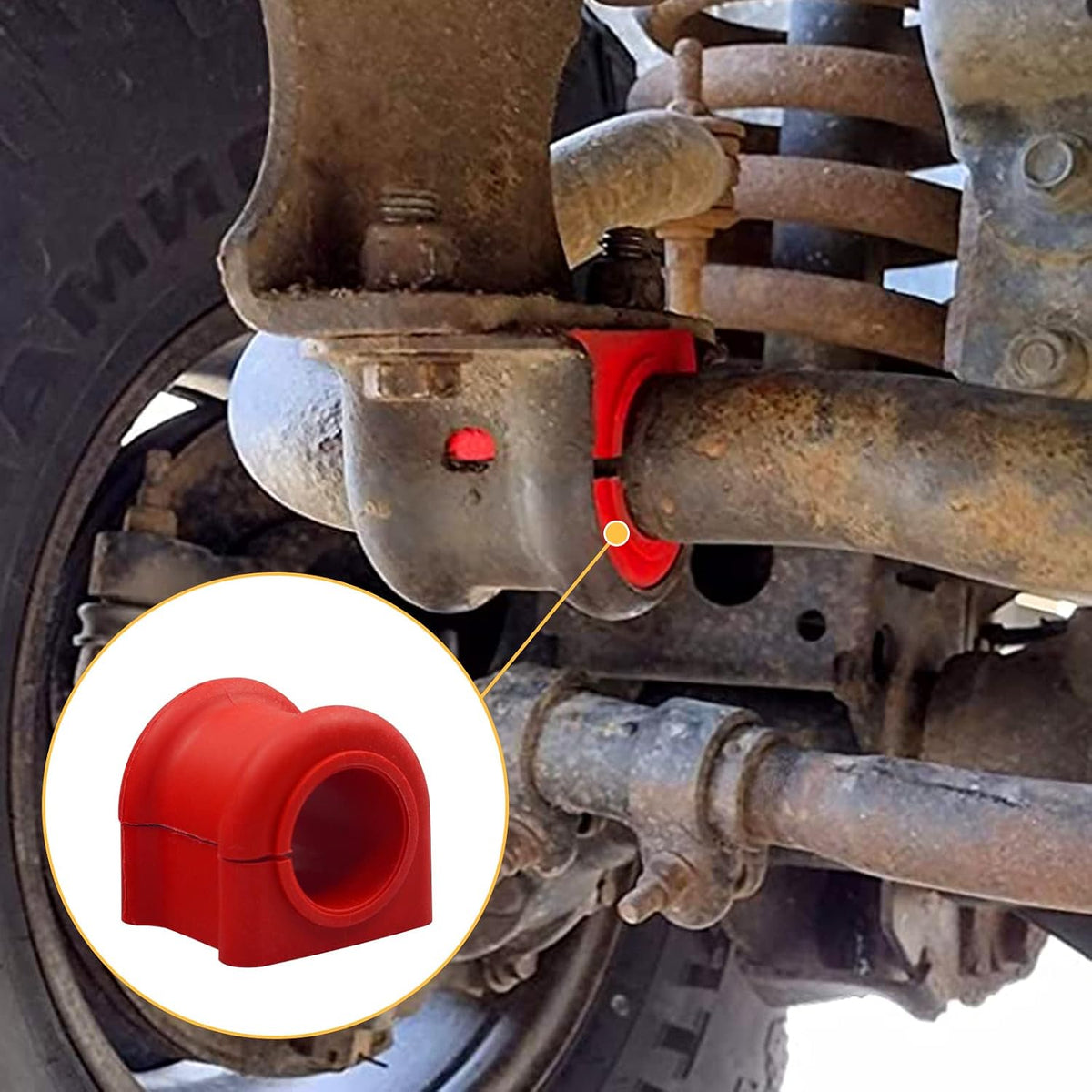 Front Sway Bar Bushing fit for Ram 1500 2500 3500 Dakota (1 Pair)