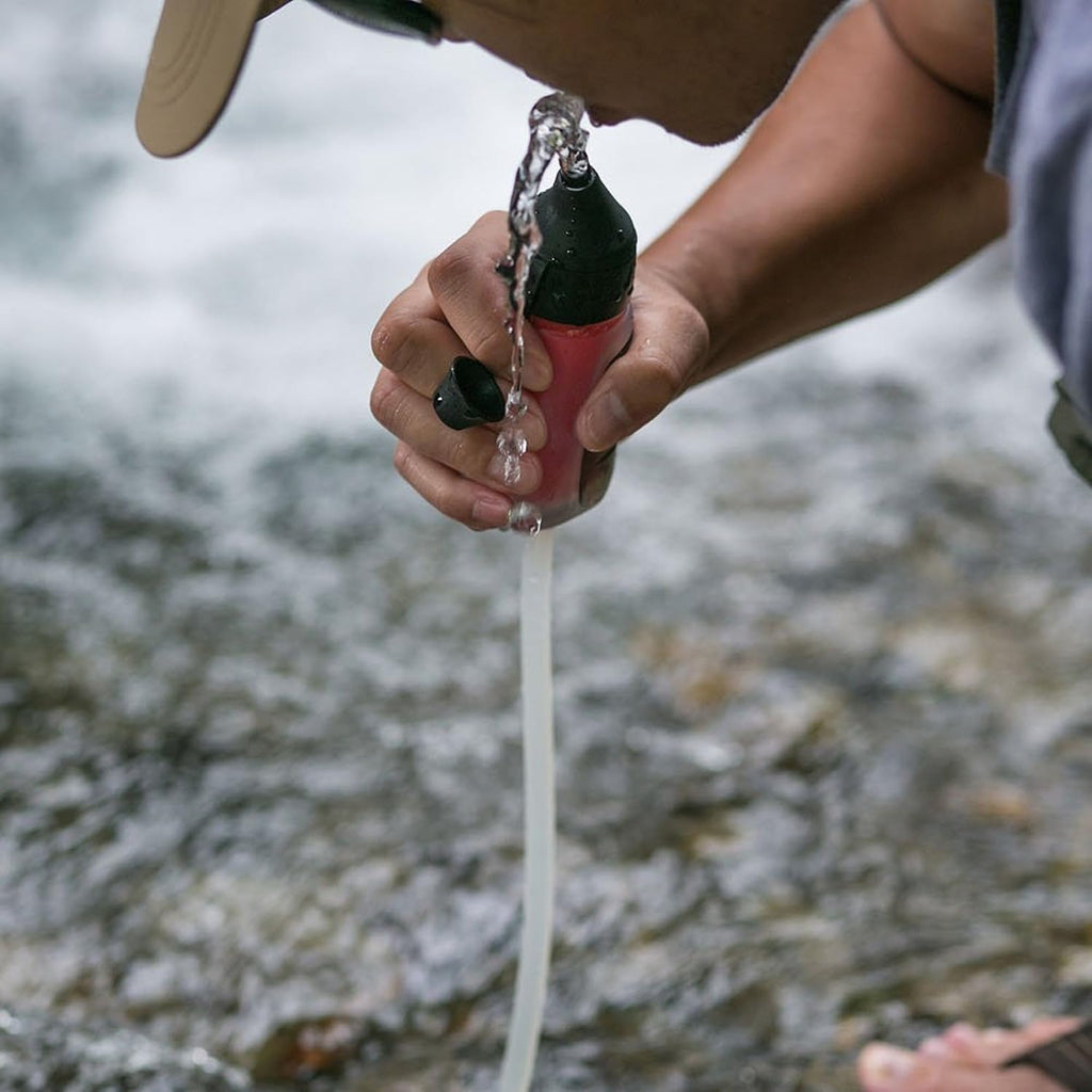 TrailShot Ultralight Backpacking and Camping Squeeze Water Filter
