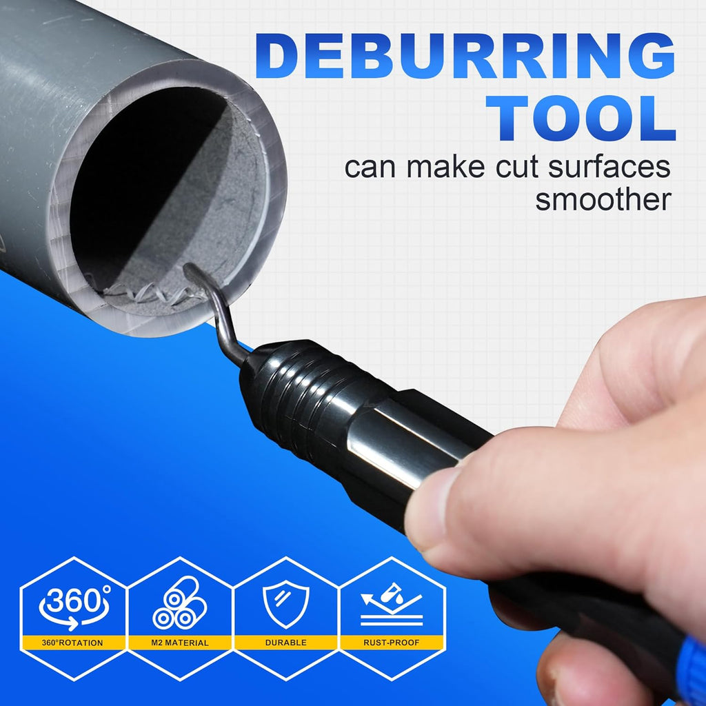 PVC Pipe Cutter, Up to 2-1/2", Ratchet Pipe Cutter Heavy-Duty | Pex Cutting Tool for Cutting PEX, PVC, PPR Plastic