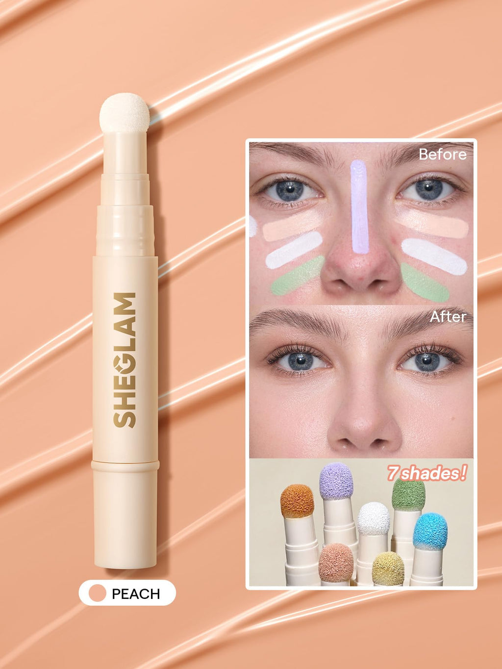 Complexion Boost Color Correcting Concealer-Peach