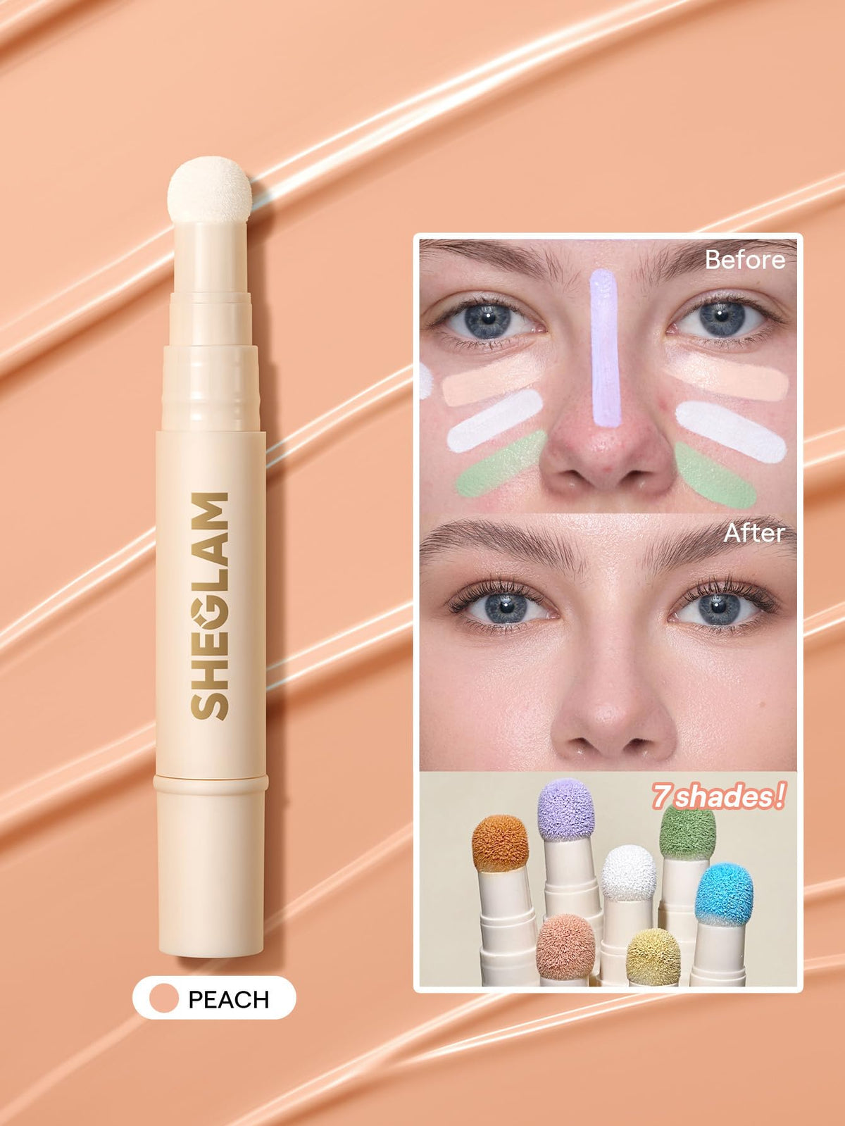 Complexion Boost Color Correcting Concealer-Peach