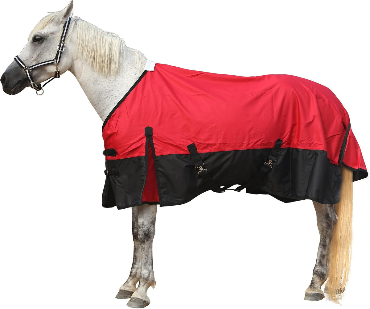 600D Horse Blanket, 0g No-Fill Waterproof Turnout Rain Sheet