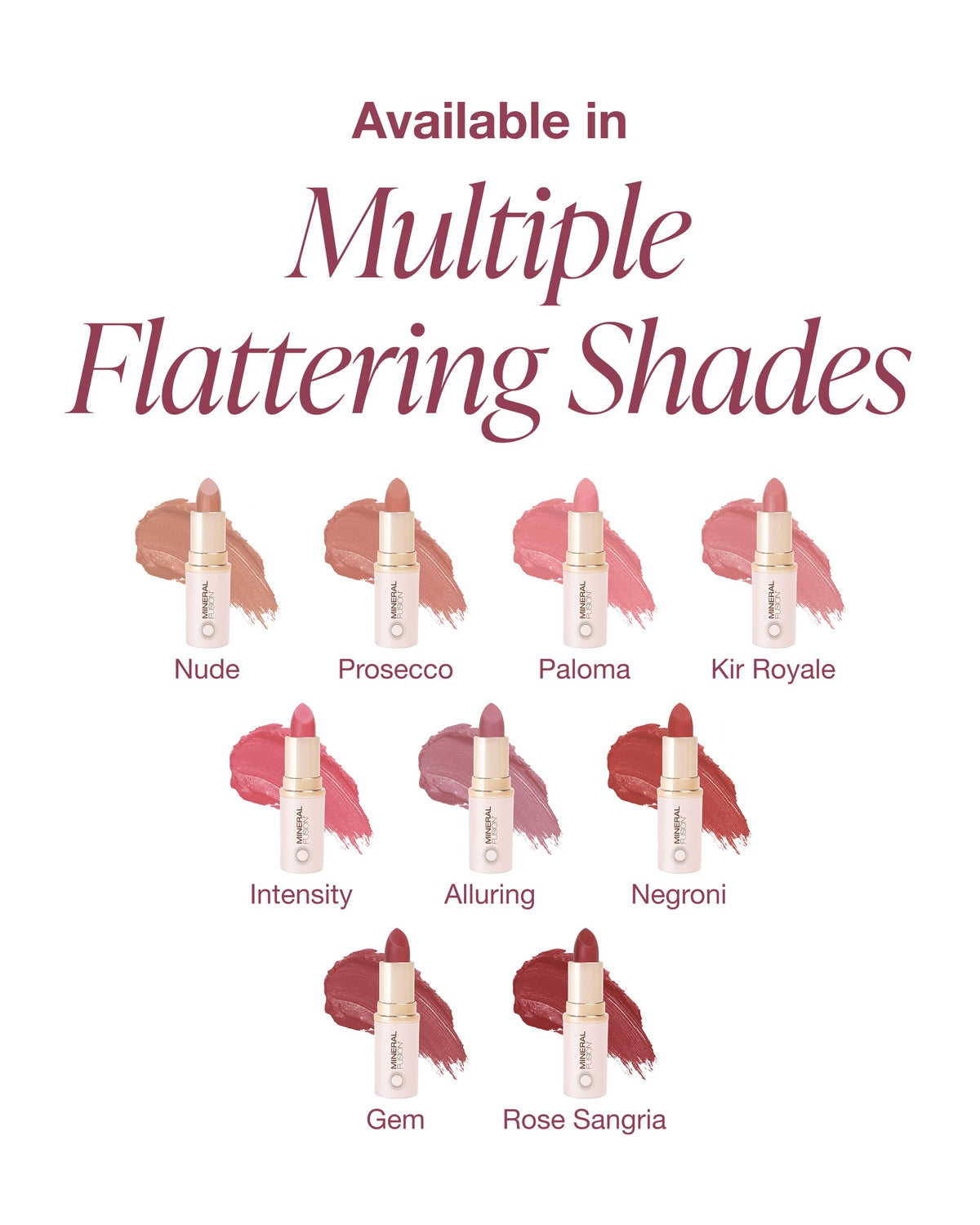 Long-Lasting Lipstick, Rose Sangria