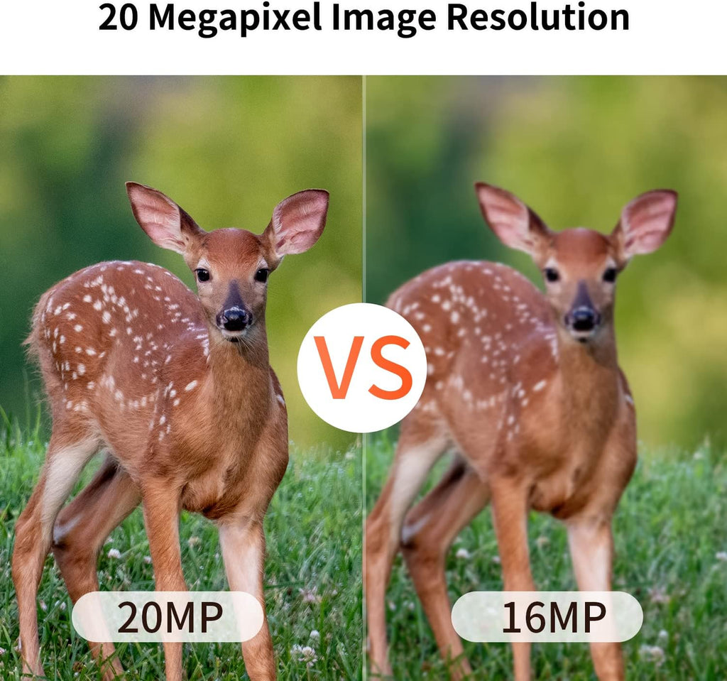 Game Camera 20MP Mini, 1080P Hunting Trail Camera with No Glow 940nm Night Vision, Motion Activated, IP66 Waterproof