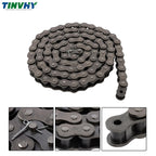 TINVHY 100 Roller Chain 10 Ft Kit with Connecting Links