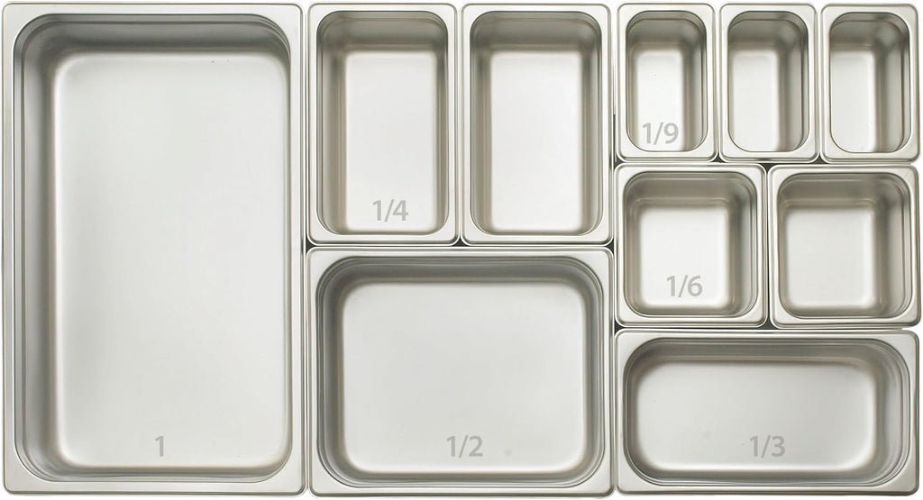 6-Inch Anti-Jamming Steam Pan, Full, 24-Gauge