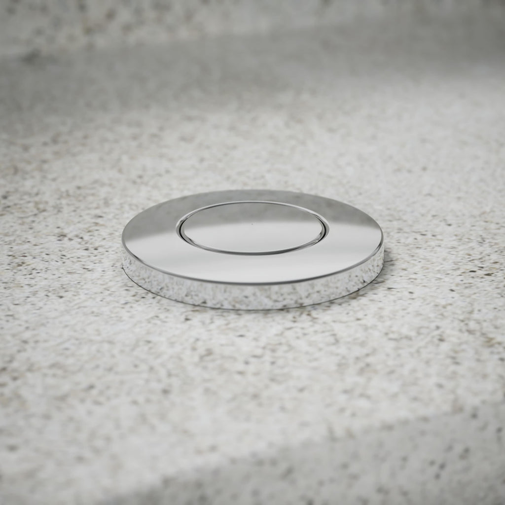 KOHLER 35726-CP K-35726-CP Garbage Disposal Air Switch Button, Polished Chrome