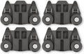 BlueStars 4-Pack W10195417 Dishwasher Lower Rack Wheel with Steel Screws