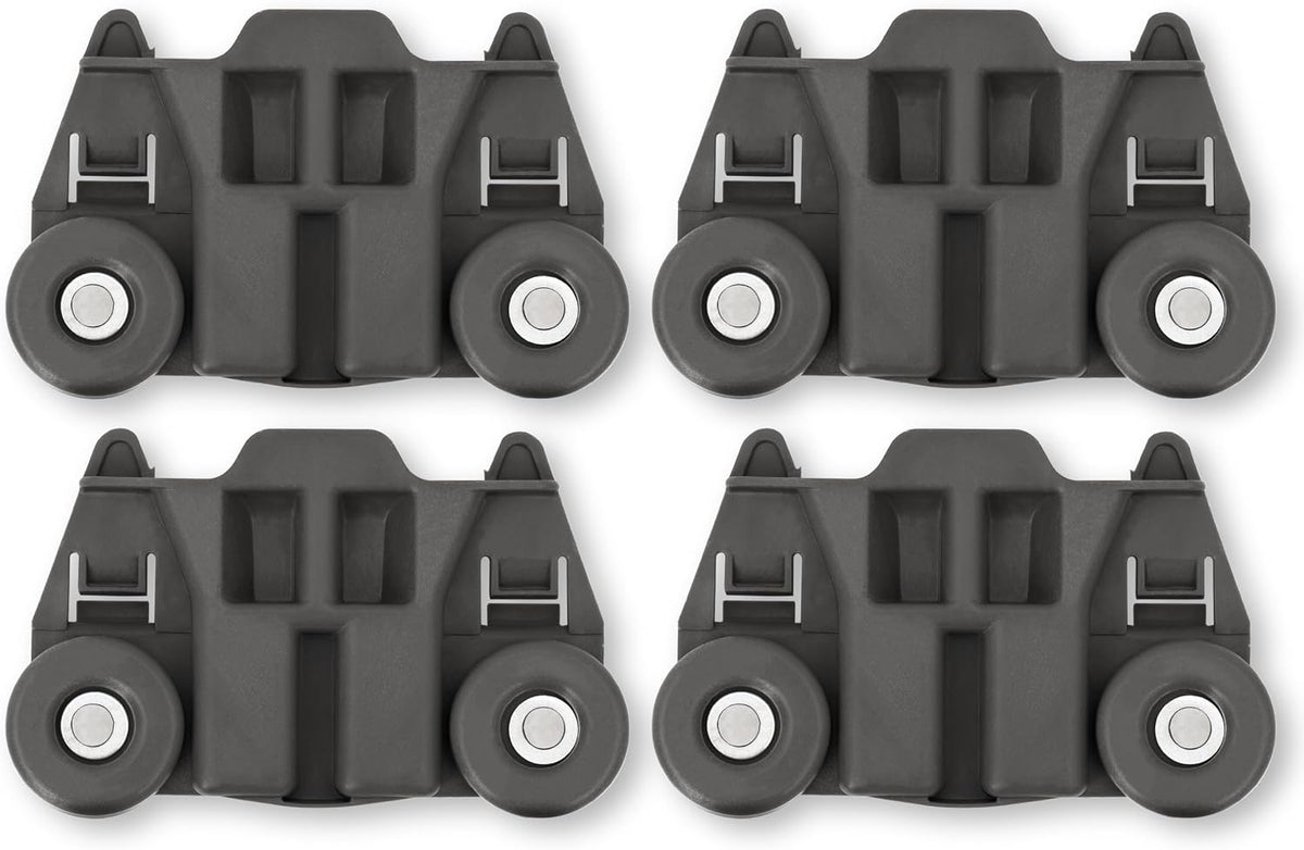 BlueStars 4-Pack W10195417 Dishwasher Lower Rack Wheel with Steel Screws