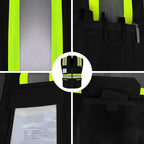 Security Vest for Guard, Safety Vest with Pockets, Black, XL