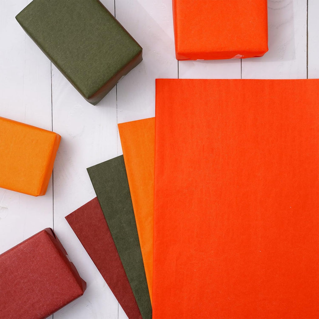 Fall Tissue Paper Autumn Gift Wrapping Papers, 14 x 20 Inch