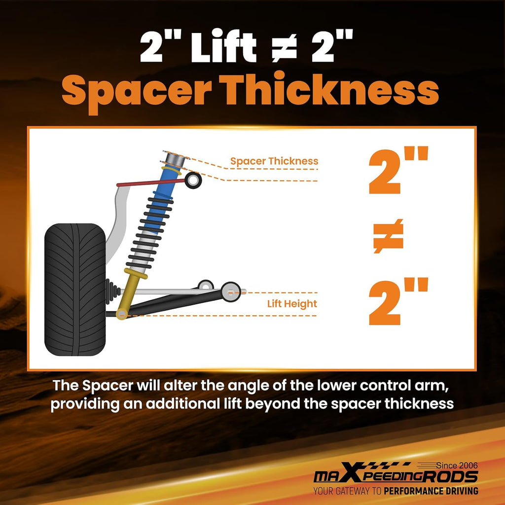 maXpeedingrods 2" Front Leveling Kit for Jeep Grand Cherokee WK2 2011-2022