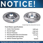 Brake Kit for 2006-2018 Dodge Ram 1500 2007-2009 Durango