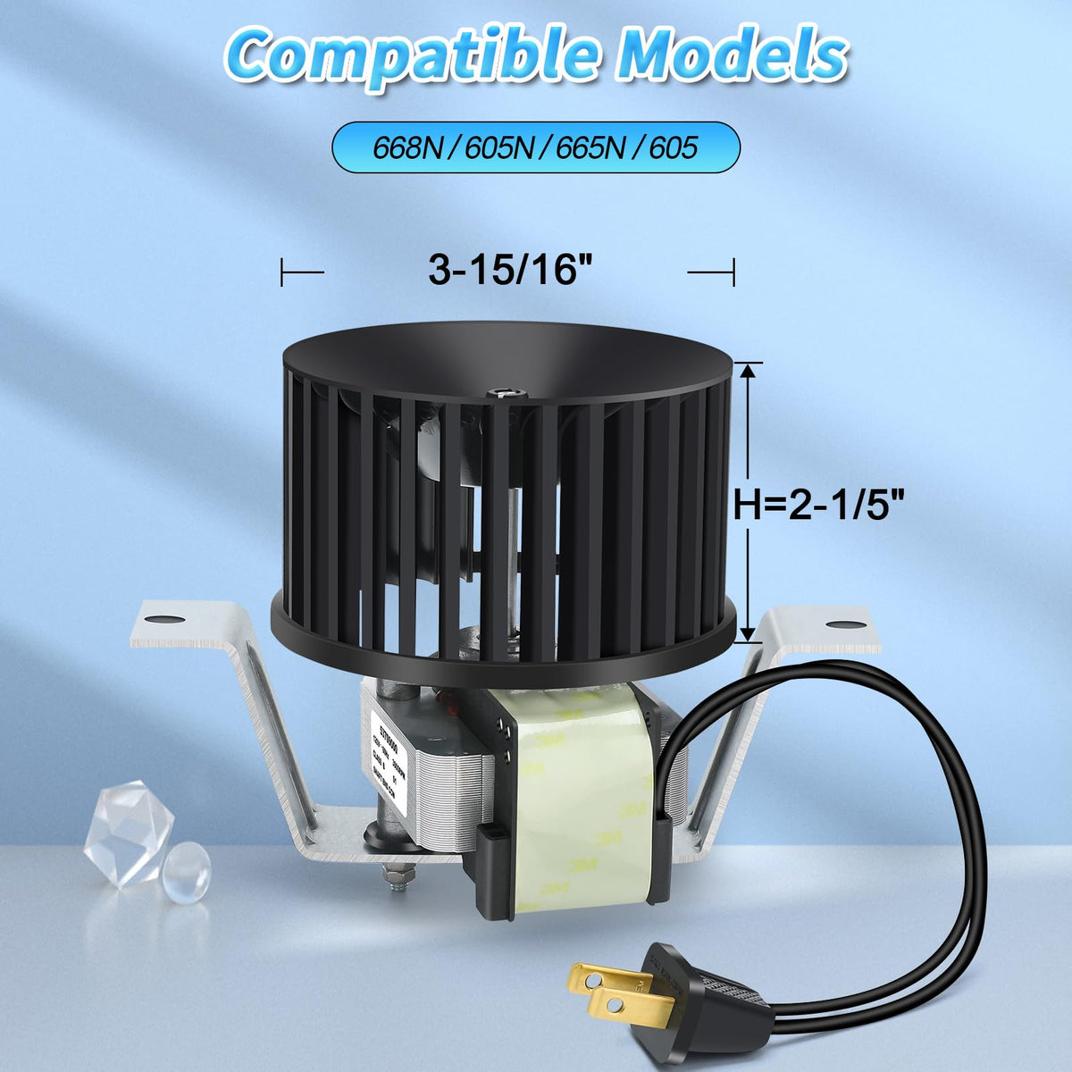 85598000 Bathroom Fan Motor Assembly Replacement