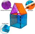 Large Magnetic Tiles 12PCS Square Magnetic Tiles Expansion Pack